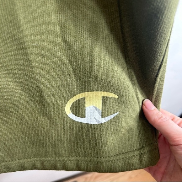 Champion Men’s Drawstring Shorts NWT Sz 1X Green Yellow - Picture 3 of 9
